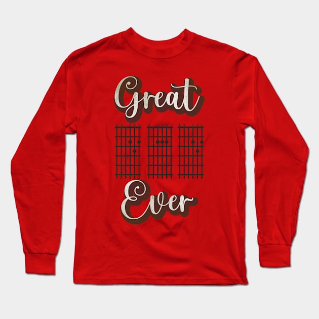 Great D-A-D Ever Long Sleeve T-Shirt by CreatenewARTees